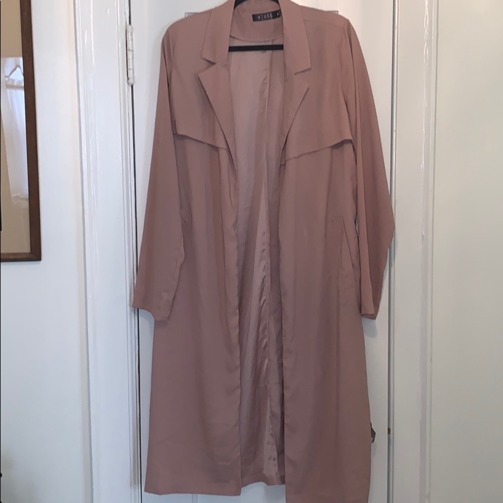 Long Trench Coat Style Jacket